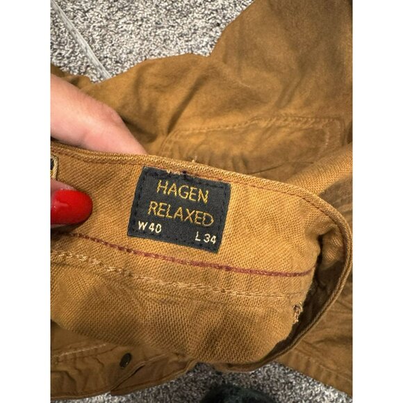 Cult Of Individuality Hagen Relaxed Brown Pants Jeans 40x32 - Picture 5 of 9